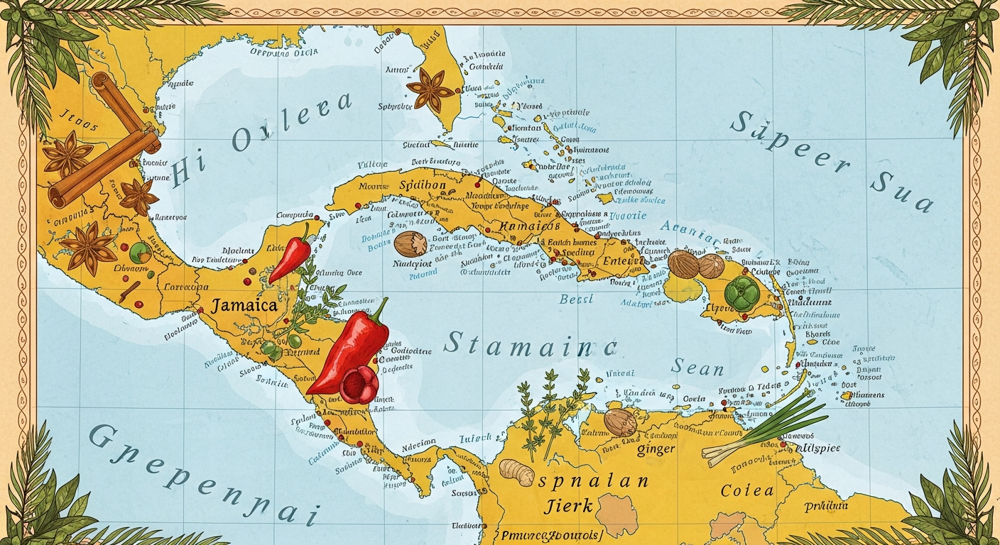 Caribbean cultural celebration featuring jerk cooking and diverse island traditions