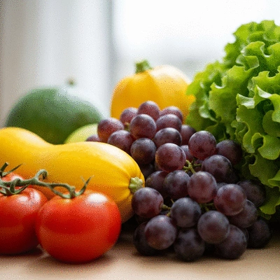 Assortment of fresh jerk marinade ingredients, including Scotch bonnet peppers, allspice, thyme, garlic, and ginger, on a rustic wooden table