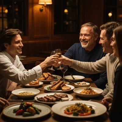 Assortment of fresh jerk cooking ingredients on a wooden board, including pimento wood, scotch bonnet peppers, scallions, and spices