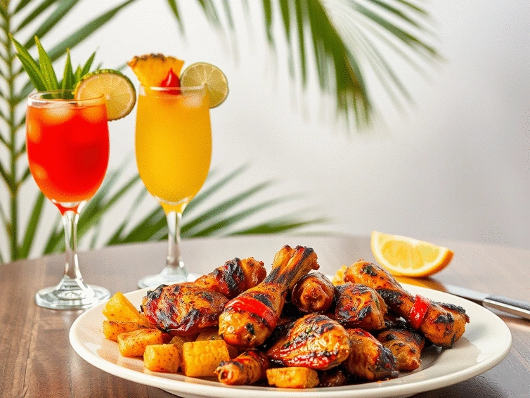 Top Tropical Drinks to Complement Spicy Jerk Pork and Chicken
